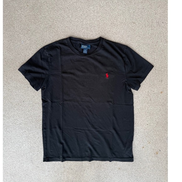 Polo Ralph Lauren Other - Polo Ralph Lauren Mens Small T-Shirt - Black Red Pony Logo Short Sleeve